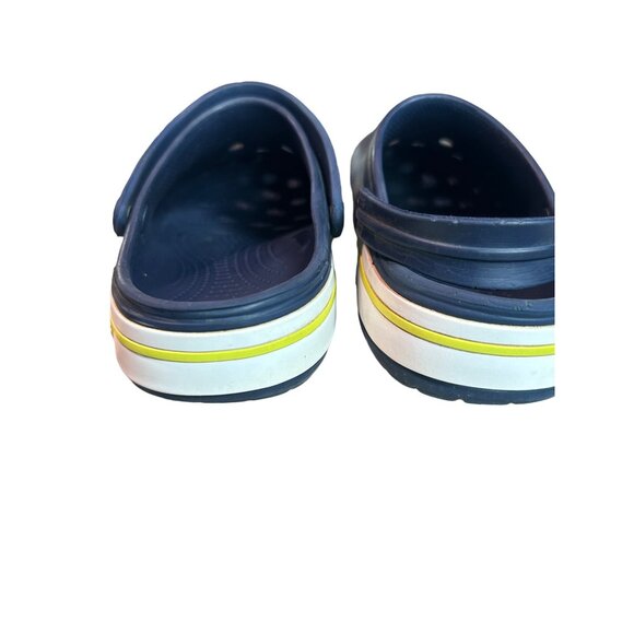 Crocs Men's Size 5 Women's Size 7‎ Navy Slip On Clogs 204537-42K - Picture 7 of 8